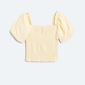 Smocked crop top